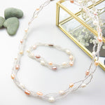 Afbeelding in Gallery-weergave laden, Perla Ketting en armband setje
